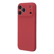 iPhone 18 Pro Max Gummiert Plastdeksel - Rød