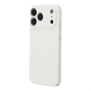 iPhone 18 Pro Max Gummiert Plastdeksel - Hvit