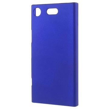 Sony Xperia XZ1 Compact gummiert plast deksel (Emballasje: Bulk) - mørkeblå