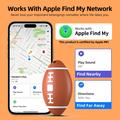 Rugby-formet smart GPS-tracker - Apple Find My Kompatibel - Grønn