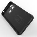 Xiaomi Redmi 12C/Poco C55 Rugged Series TPU-deksel - Svart