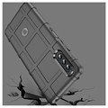 Sony Xperia 10 IV Rugged Shield TPU-deksel - Svart