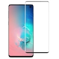 Samsung Galaxy S10 Rurihai Full Cover Beskyttelsesglass - Svart Kant