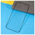 iPhone 14 Pro Max Rurihai Full Cover Beskyttelsesglass - Svart Kant