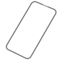 iPhone 15 Rurihai Full Cover Beskyttelsesglass - Svart Kant