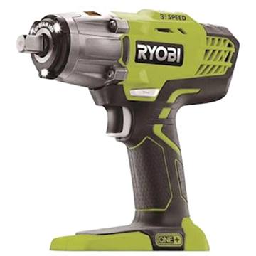 Ryobi R18IW3-0 ONE+ batteridrevet 3-girs slagtrekker - 18V, uten batteri