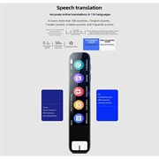S08B Smart stemmeoversetter med 134 språk - svart