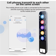 S08B Smart stemmeoversetter med 134 språk - svart