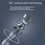 S09 Justerbart hoppetau med digital kalori- og hoppeteller - svart