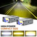 S10 LED-hjelpelys 16W – hvit, gul, blandet lysstråle – 6000lm, IP68 – sølv