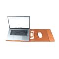 S109-3 Laptoptaske med 15W trådløs lader, stativ og musematte - brun