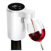 S18 Smart vinedispenser - presis skjenking fra 1-99ml, berøringsskjerm, lufting og USB-C-lading - hvit