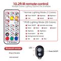 S26-RGB 10" USB-drevet RGB LED-ringlys med telefonholder for direktesending av sminkeselfie