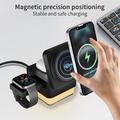 S6 3-i-1 MagSafe-lader med RGB-belysning - iPhone, Apple Watch, AirPods