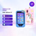 S7 leketelefon med kamera for barn - 4" - blå