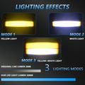 S7 LED-grillspotlight 16W – fjernlys/nærlys, tåkelys, 3 lysmoduser – svart