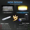 S7 LED-grillspotlight 16W – fjernlys/nærlys, tåkelys, 3 lysmoduser – svart