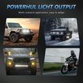 S7 LED-grillspotlight 16W – fjernlys/nærlys, tåkelys, 3 lysmoduser – svart