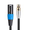 SA119GXK108BU Mini XLR hunn til XLR hann mikrofonkabel