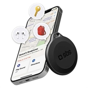 SBS Track My Circle Vanntett IP65 Elementsporing - Apple Find My Compatible