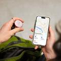 SBS Track My Circle Vanntett IP65 Item Tracker - Apple Find My Compatible - Rosa