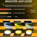 SK1 tofarget LED-spotlight for motorsykkel, 15W – 6000lm, IP67, 9–32V – svart