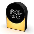 SM12 Bluetooth-lydmaskin for søvn – vekkerklokke, FM-radio, LED-nattlys – svart