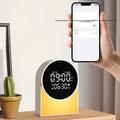 SM12 Bluetooth-lydmaskin for søvn – vekkerklokke, FM-radio, LED-nattlys – svart