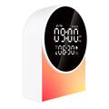 SM12 Bluetooth-lydmaskin for søvn – Vekkerklokke, FM-radio, LED-nattlys – Hvit