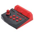 SM319 For Nintendo Switch / Switch Lite Arcade Game Joystick Control Station med turbofunksjon - svart + rød
