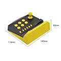 SM319 For Nintendo Switch / Switch Lite Arcade Game Joystick Control Station med turbofunksjon - svart + rød
