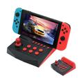 SM319 For Nintendo Switch / Switch Lite Arcade Game Joystick Control Station med turbofunksjon - svart + rød