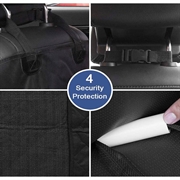 SME031 Vanntett bilsetetrekk foran for hunder - svart