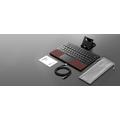 SODI Z01T Tri-Fold Bluetooth-tastatur med styreflate - iOS/Android/Windows/macOS - Rød