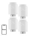 SONOFF ZigBee TRVZB smarte termostatventiler - radiatorventiler med app-styring - 4-pakning