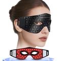 SP-1103K LED-lysterapi-øye-maske 630nm - svart