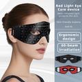 SP-1103K LED-lysterapi-øye-maske 630nm - svart