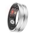 SR03 Ultratynn multifunksjonell smart ring - Størrelse: 11/20.7mm - Sølv