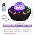 SSL001-C Bærbar stjerneprojektorlampe og Bluetooth-høyttaler
