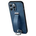 Sulada Fashion iPhone 14 Pro Max Hybrid-deksel med Håndrem - Blå