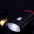 SUNRIMOON Vanntett LED-sykkelbelysning USB oppladbar lampe 100 lumen front-/baklykt sykkelhjelmlampe
