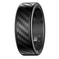SY02 Smartring med karbonfibermønster - Størrelse: 18.2mm - Svart