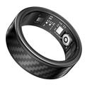 SY02 Smartring med karbonfibermønster - Størrelse: 20.7mm - Svart