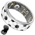 SY15 Smart Ring helseovervåker med vibrasjonsvarsler - Størrelse 8 - Fotball