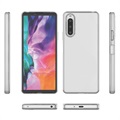 Saii 2-i-1 Sony Xperia 10 IV TPU-deksel & Beskyttelsesglass