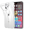 iPhone 11 Pro TPU-deksel m/ 2x Skjermbeskytter i Herdet Glass - Klar