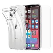 iPhone 15 Pro Max Saii 2-i-1 TPU-deksel & Beskyttelsesglass