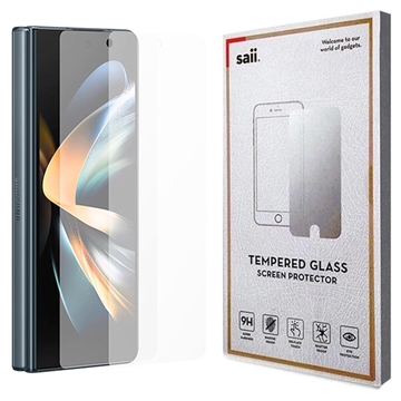 Saii 2.5D Premium Samsung Galaxy Z Fold4 Ytre Herdet Glass - 2 Stk.