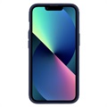 Saii Karbonfiber iPhone 13 Mini TPU Deksel - Blå