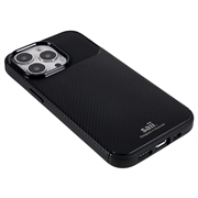 Saii Karbonfiber iPhone 13 Pro TPU Deksel - Svart